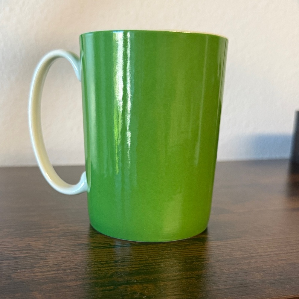 Kate Spade New York Lenox Live Colorfully Green Ceramic Mug
